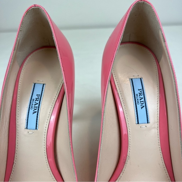 NEW Prada Pink Pointed-Toe 100 Pumps, Size-39 EU - Picture 5 of 16